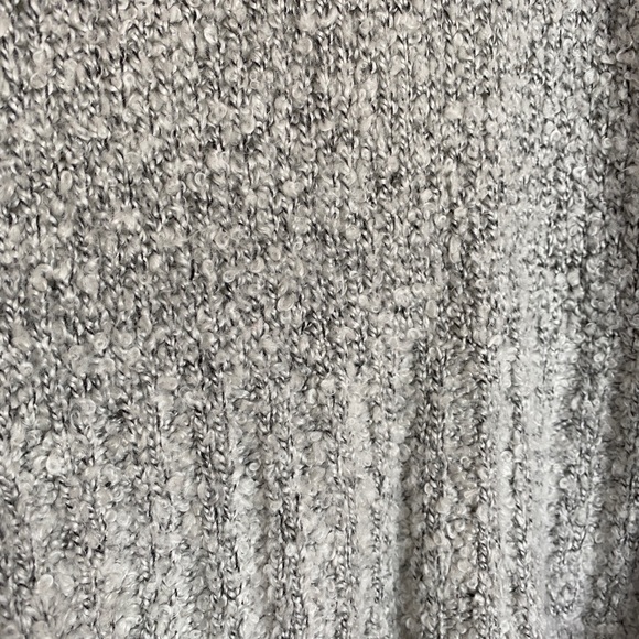 Super Soft Off The Shoulder Gray Sweater - Picture 2 of 4